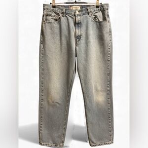 Levi’s 550 Relaxed Fit Men’s Jeans Early 2000s Light Wash Denim W38 L34